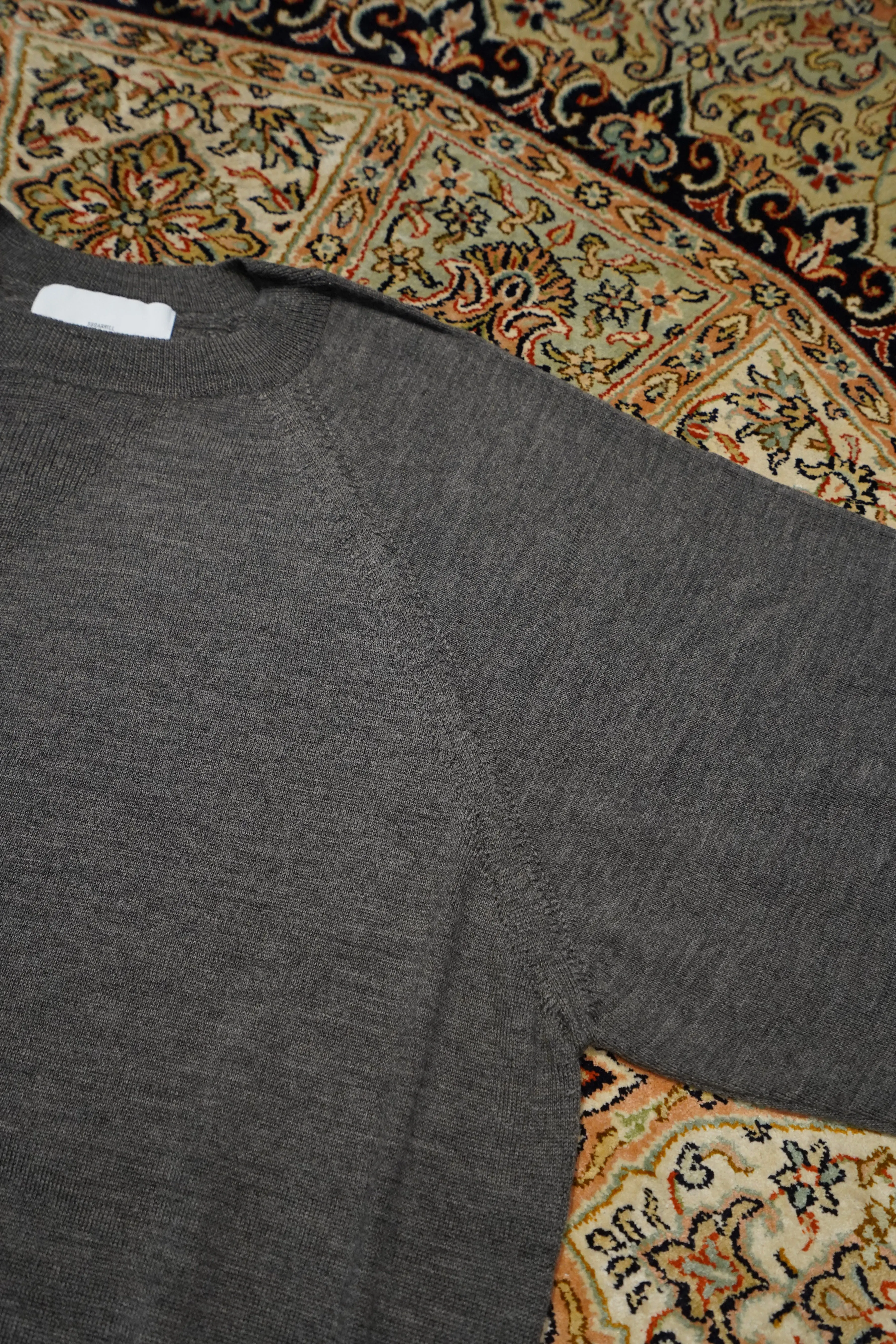 SUGARHILL HIGH GAUGE WOOL SWEATER (HEATHER BROWN)
