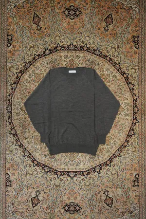 SUGARHILL HIGH GAUGE WOOL SWEATER (HEATHER BROWN)
