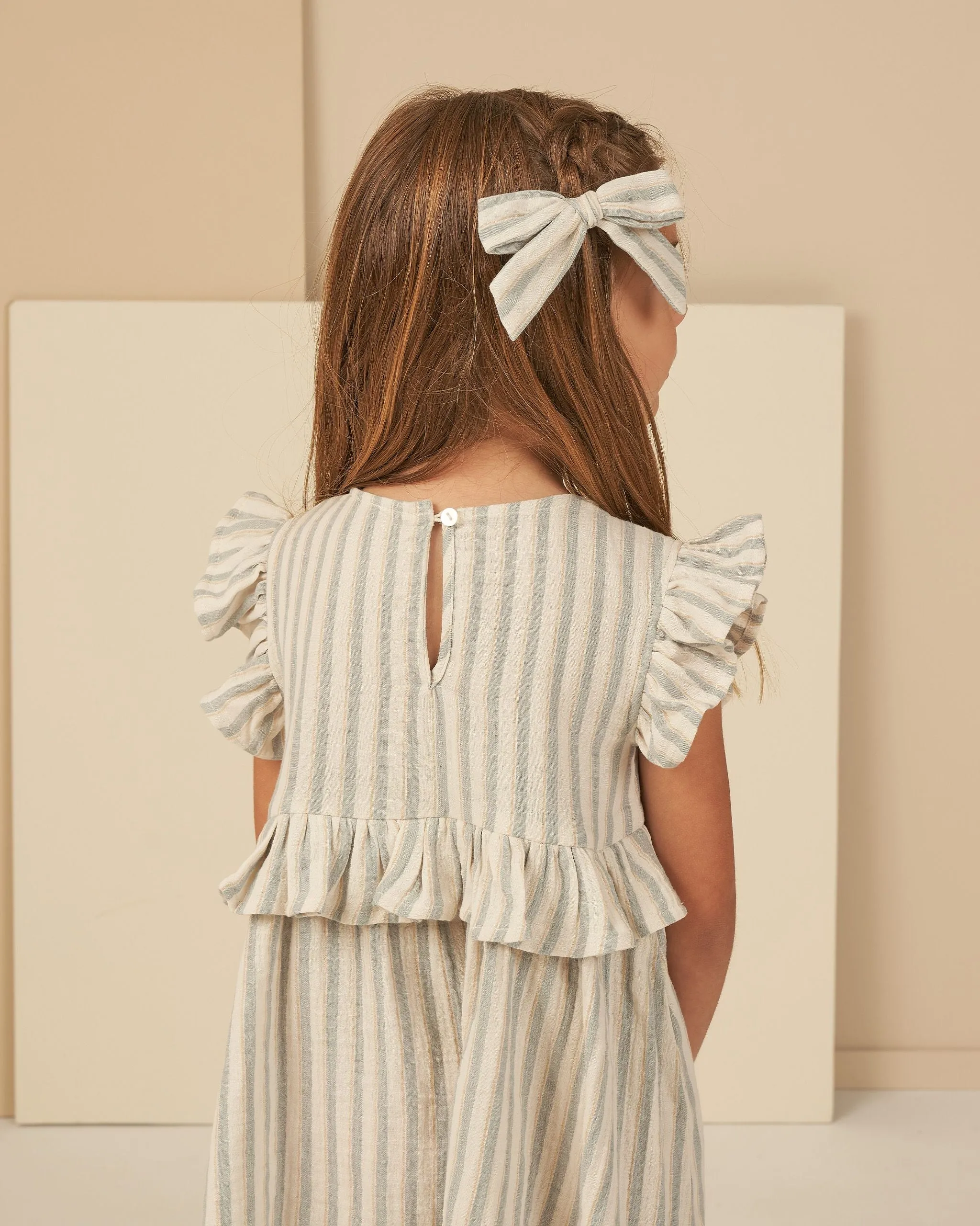 The Brielle Dress by Rylee   Cru - Ocean Stripe - KIDS
