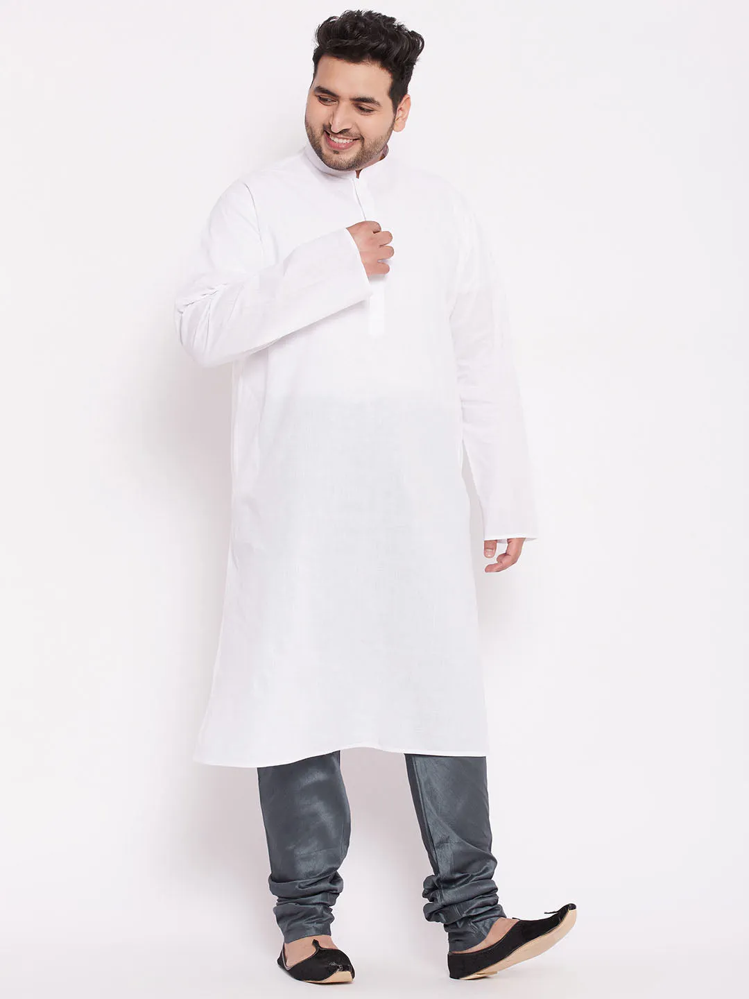 Vastramay Men's Steel Cotton Silk Pyjama