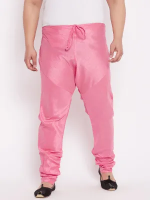 VASTRAMAY Pink Slim-Fit Churidar