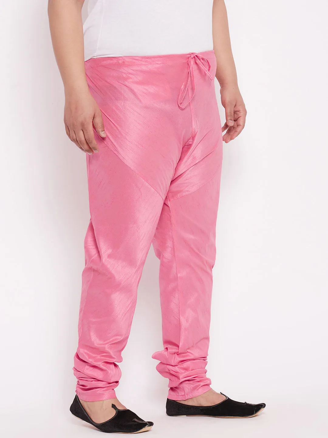 VASTRAMAY Pink Slim-Fit Churidar
