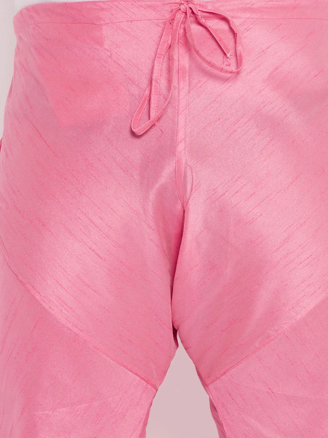 VASTRAMAY Pink Slim-Fit Churidar