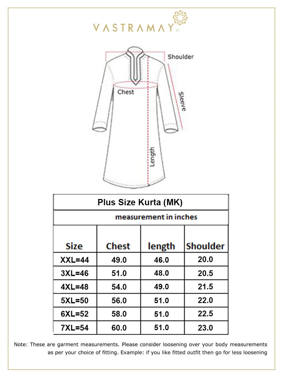 VASTRAMAY White Cotton Blend Kurta
