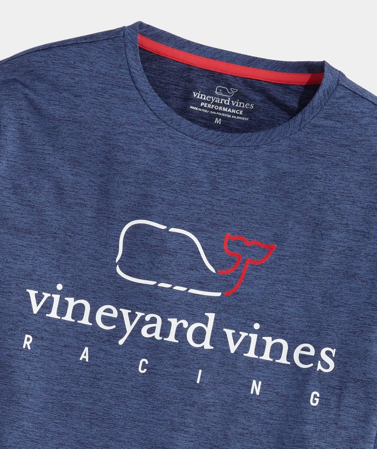 vineyard vines Men's Racing Whale Long-Sleeve Harbor Performance Tee