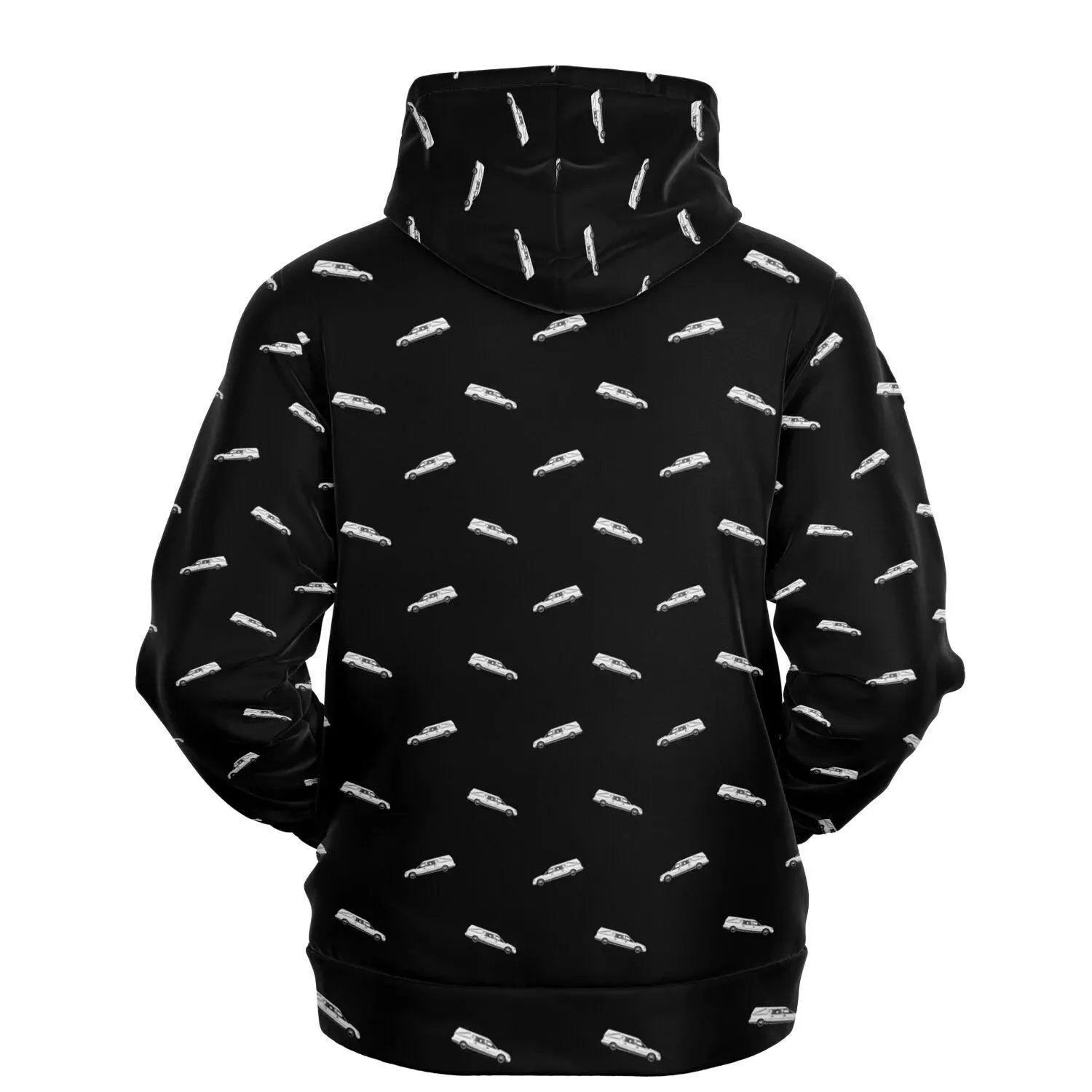 White Hearse on Black - Hoodie