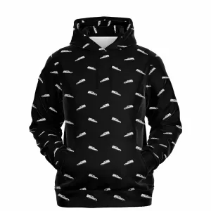 White Hearse on Black - Hoodie