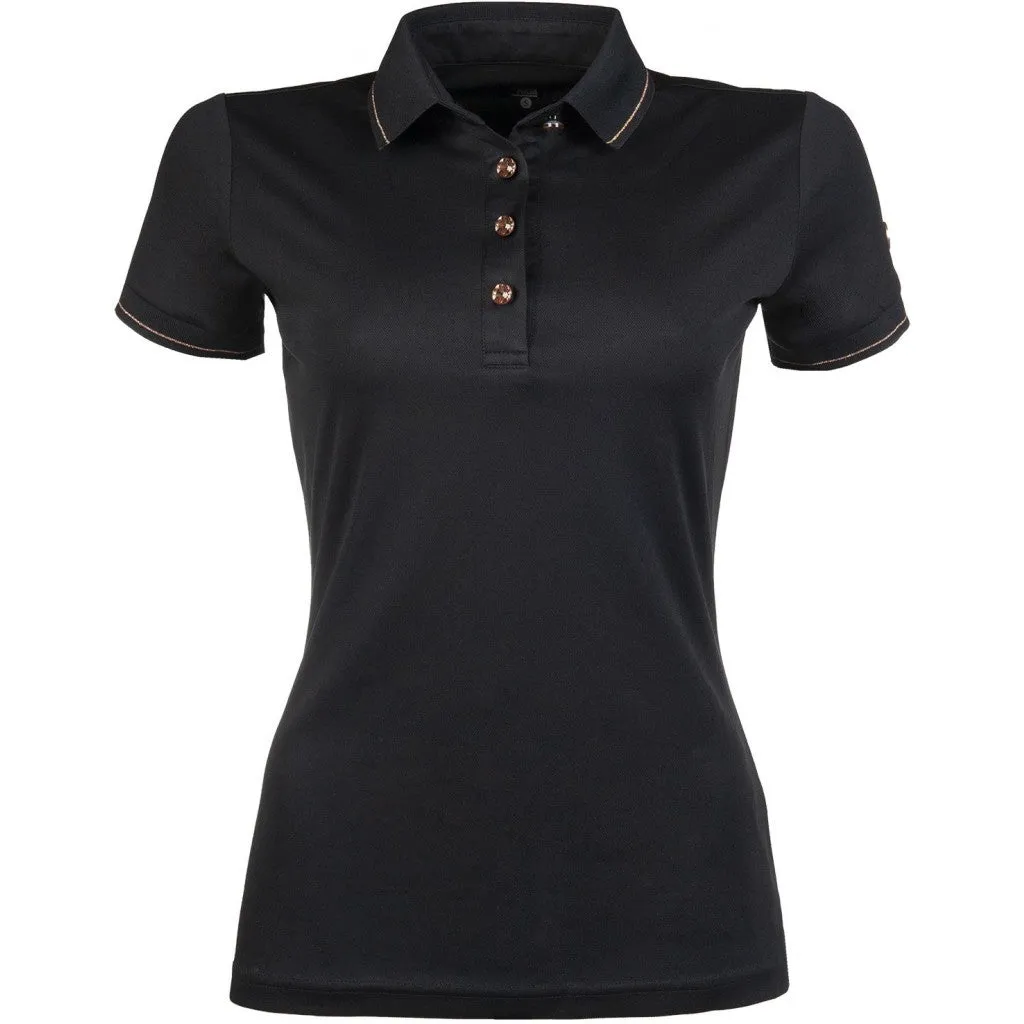 Women´s Polo Shirt Rosegold Glamour Style