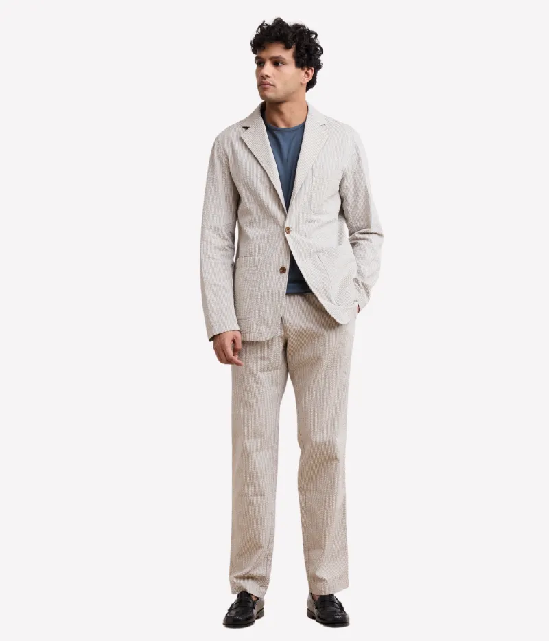 Woven Tanker Pant in Light Khaki