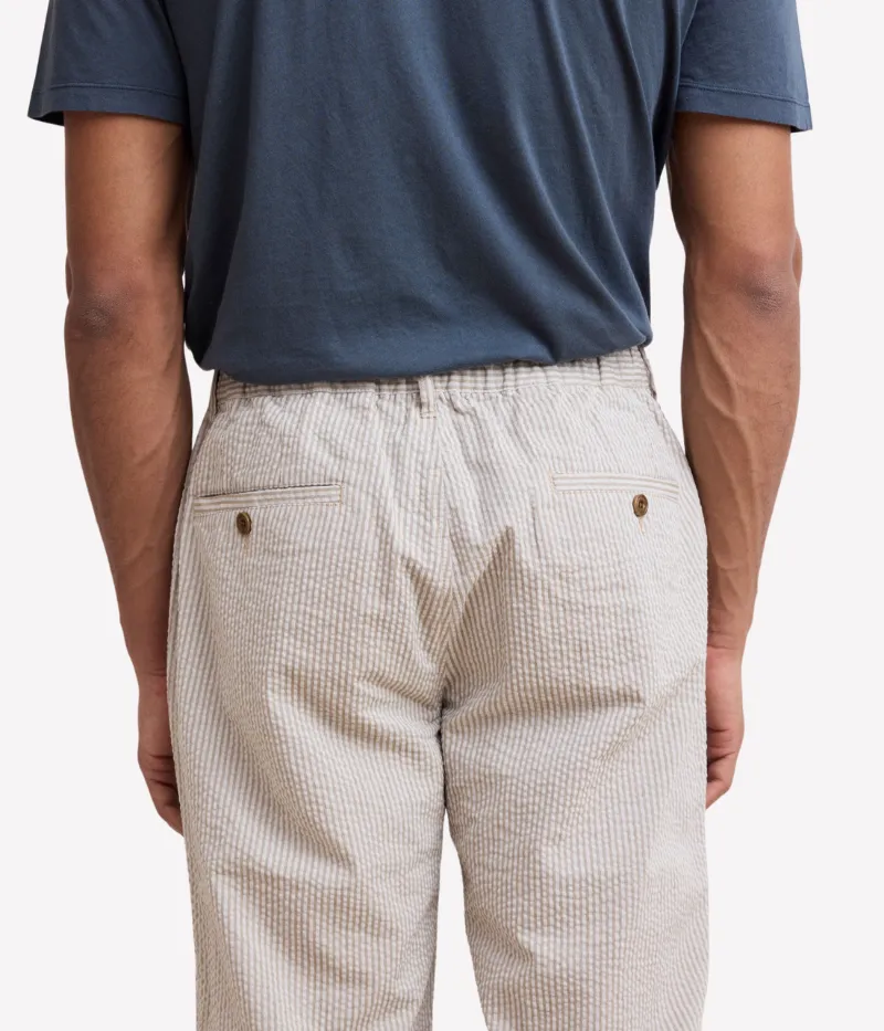 Woven Tanker Pant in Light Khaki
