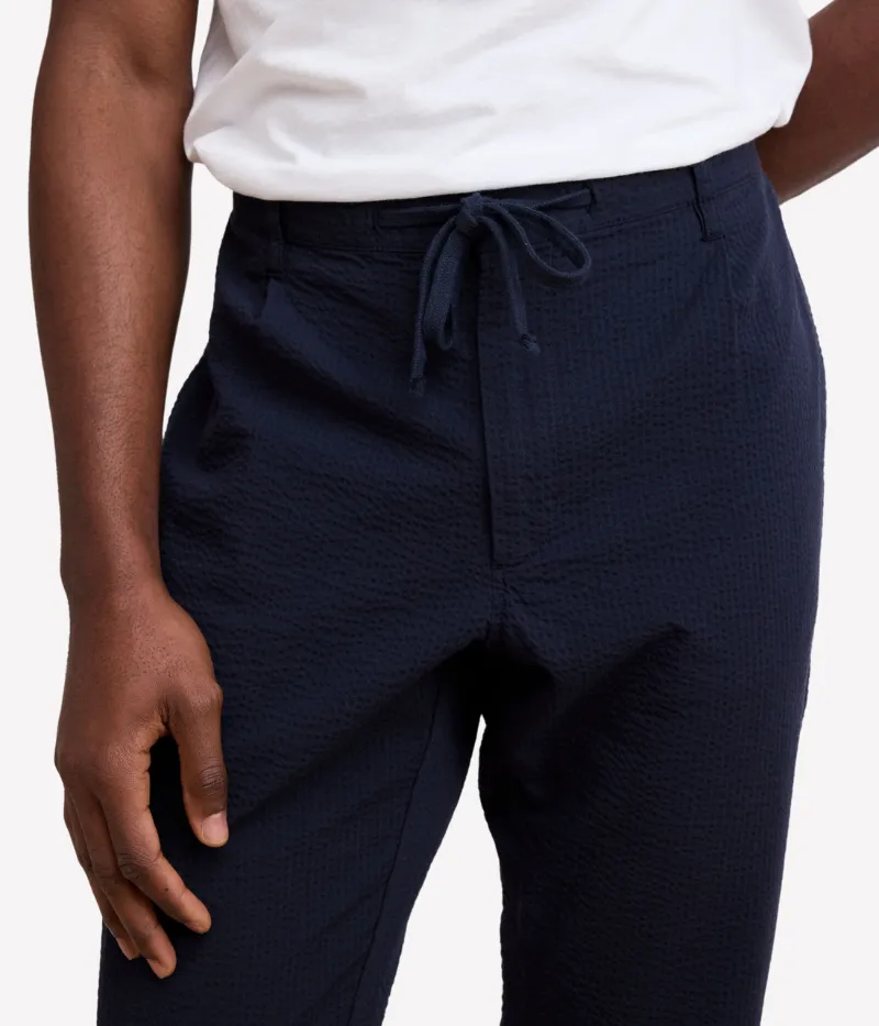 Woven Tanker Pant in Navy